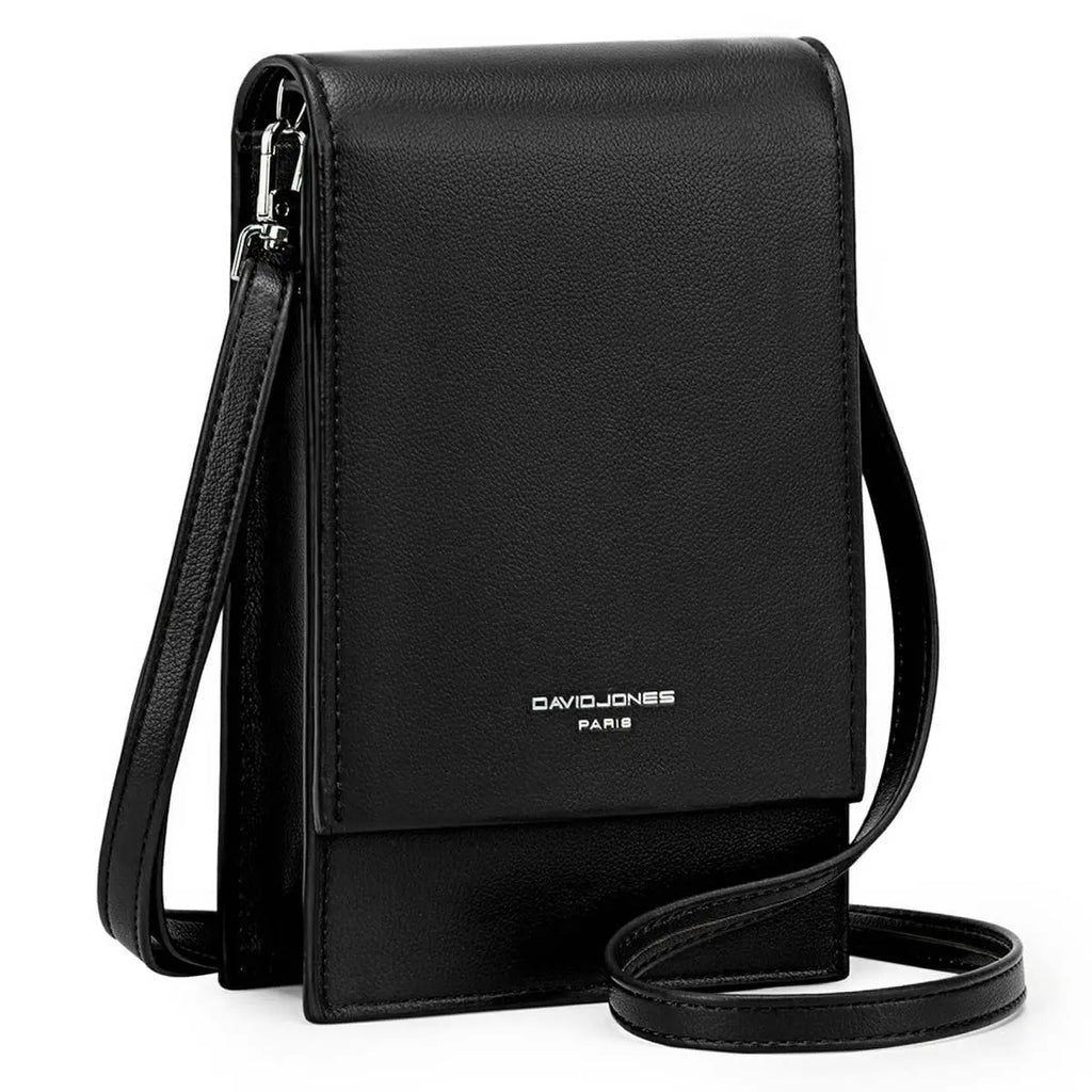 Sac bandoulière à rabat rectangulaire David Jones