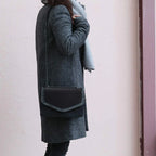 Petit sac bandoulière chaîne matelassé crocodile CRAZYCHIC