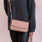 Sac bandoulière à rabat David Jones
