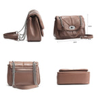 Sac bandoulière matelassé David Jones