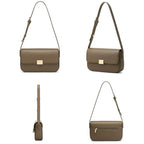 Petit sac bandoulière rabat rigide David Jones