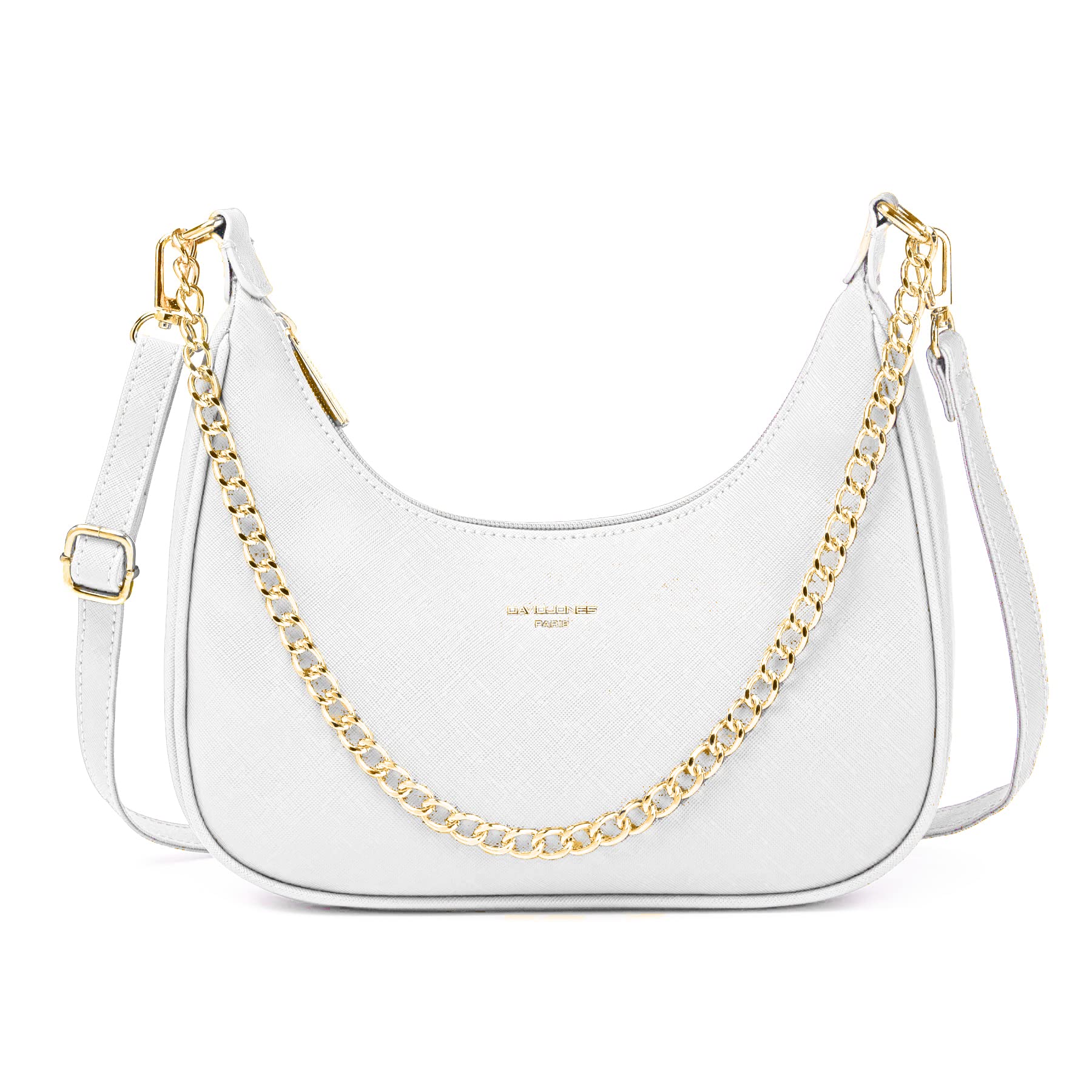 Petit sac porté épaule forme banane David Jones
