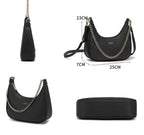 Petit sac porté épaule forme banane David Jones