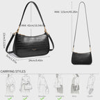 Petit sac bandoulière crocodile David Jones