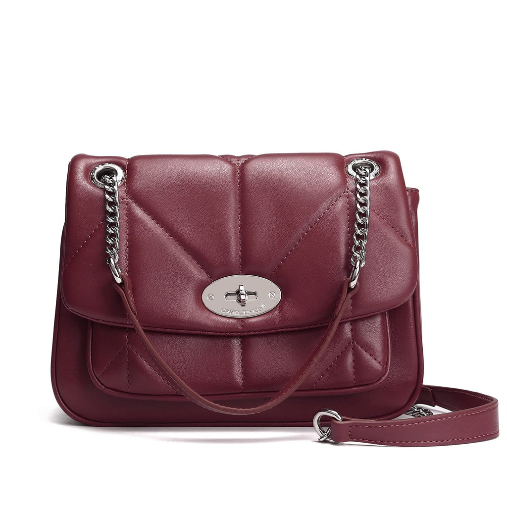Sac bandoulière matelassé David Jones