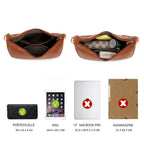 Petit sac porté épaule forme banane David Jones
