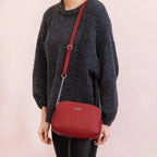 Sac bandoulière multipoche à 3 compartiments David Jones