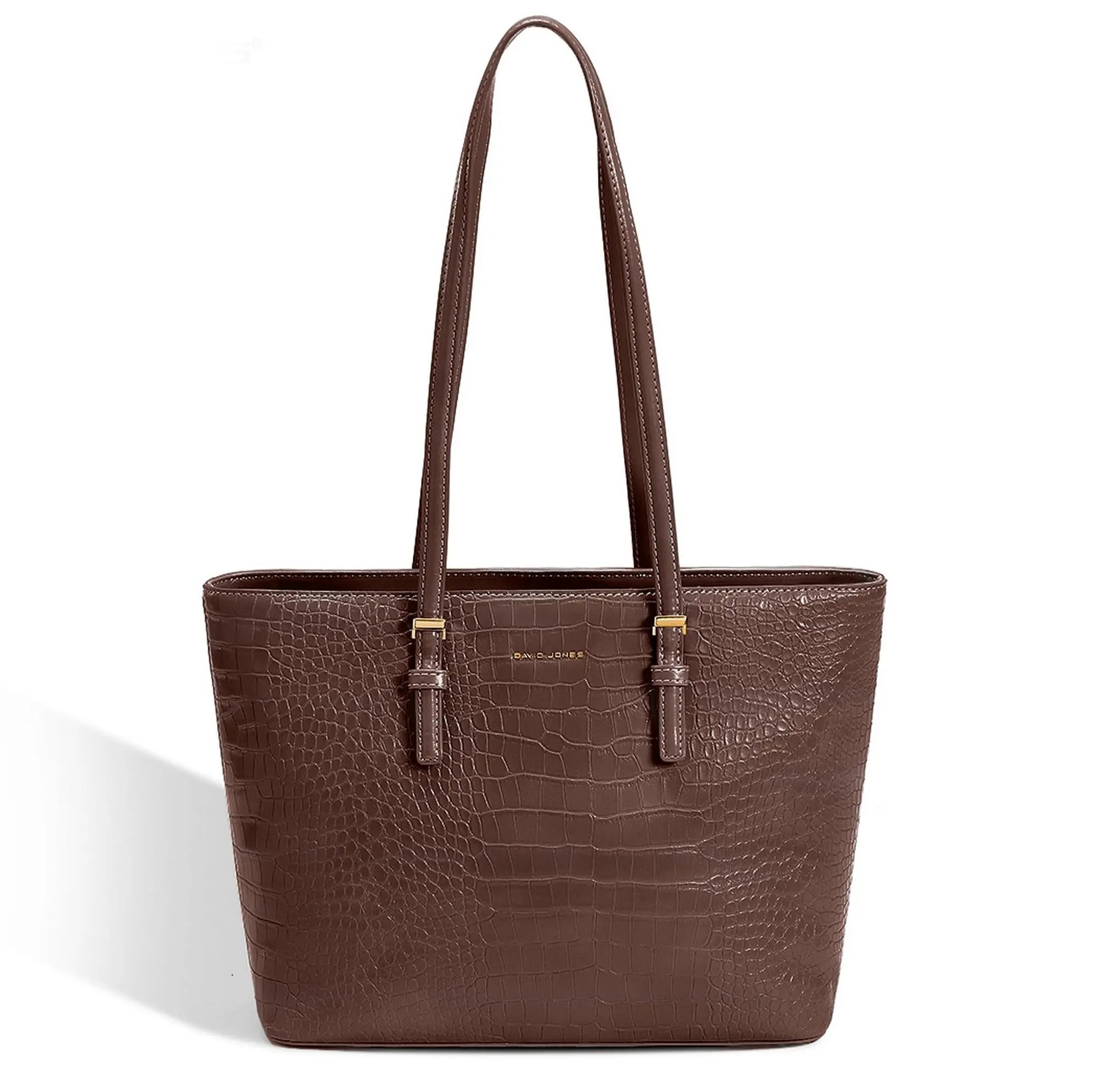 Sac à main shopping crocodile David Jones