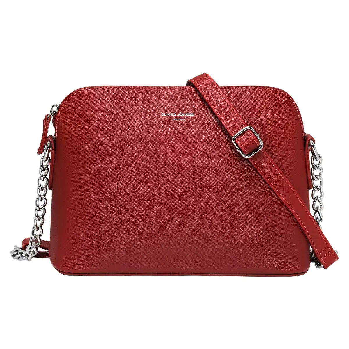 Petit sac bandoulière chaîne semi-rigide David Jones