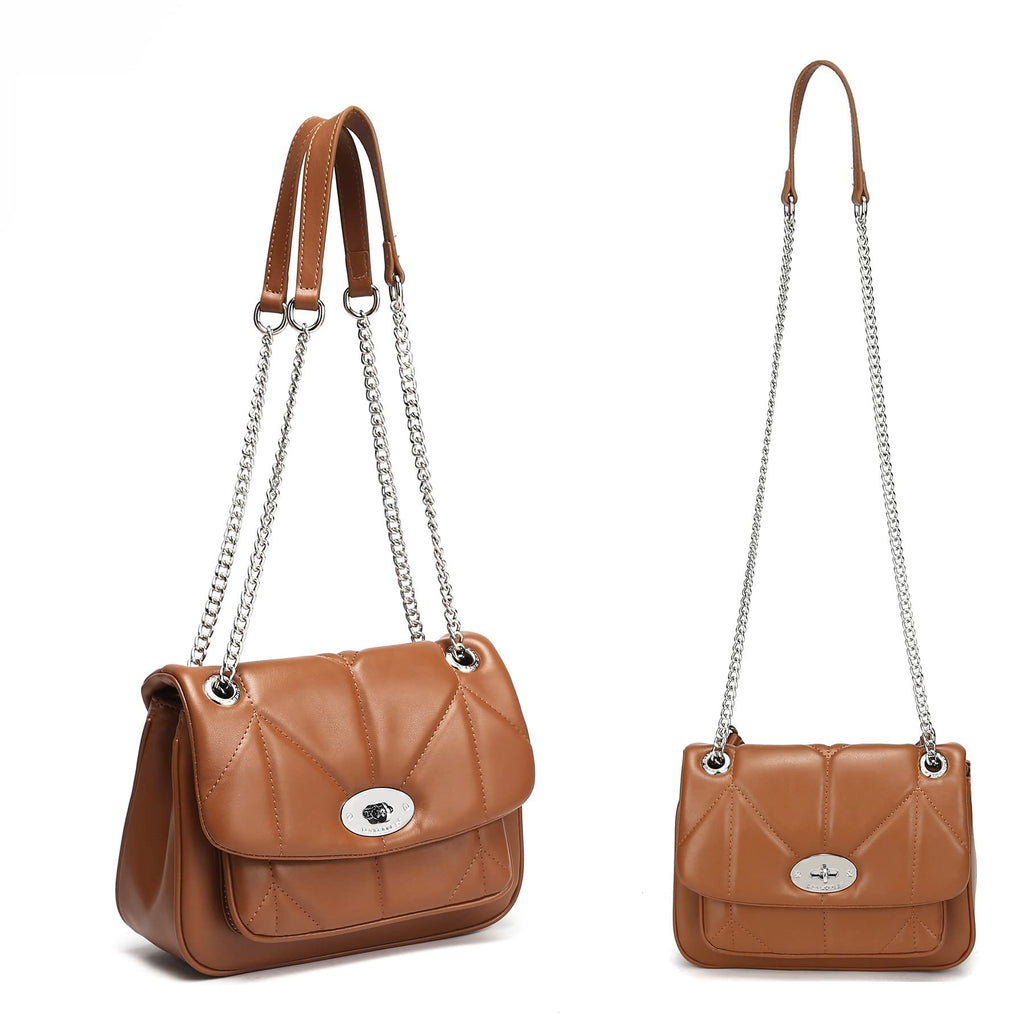 Sac bandoulière matelassé David Jones