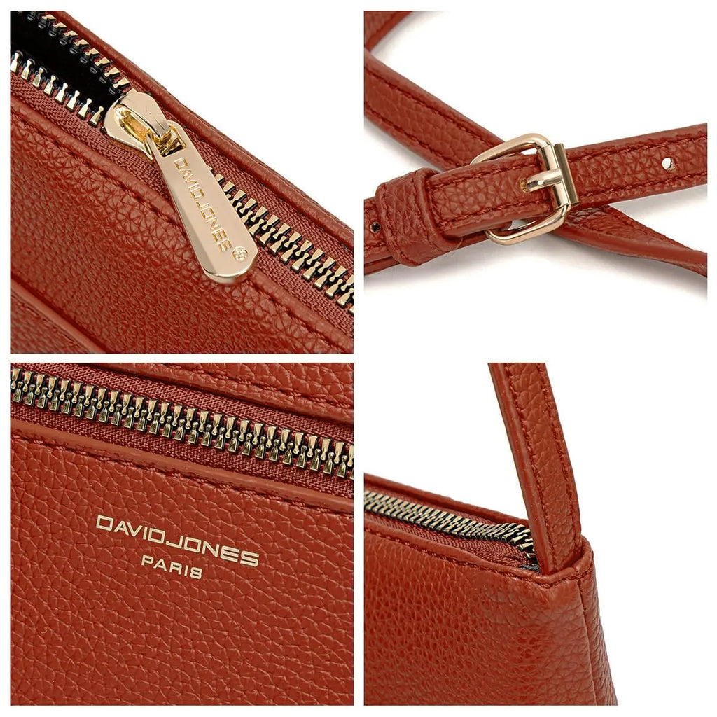 Sac bandoulière plate David Jones