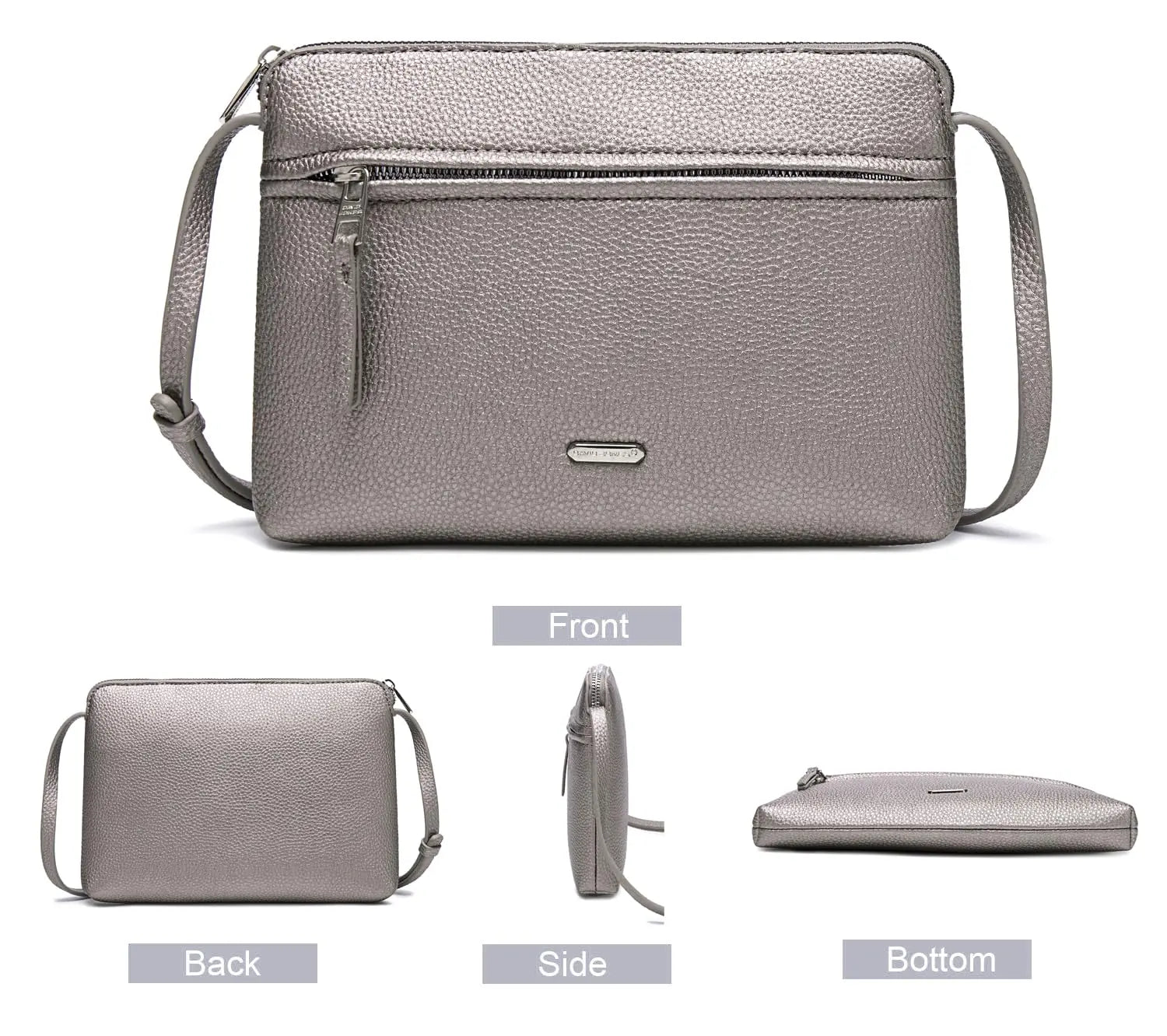 Sac bandoulière sacoche plate David Jones