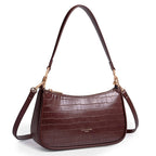 Petit sac bandoulière crocodile David Jones