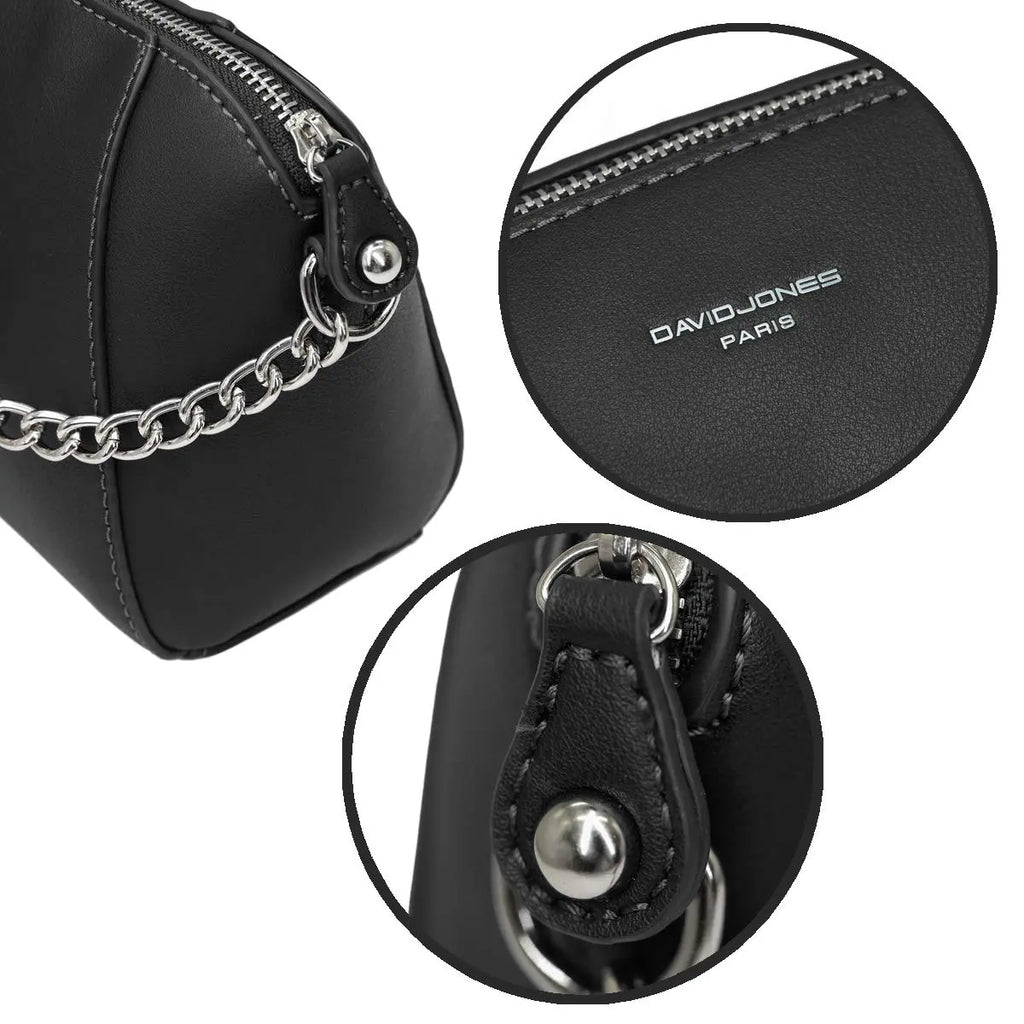 Petit sac bandoulière trapèze David Jones