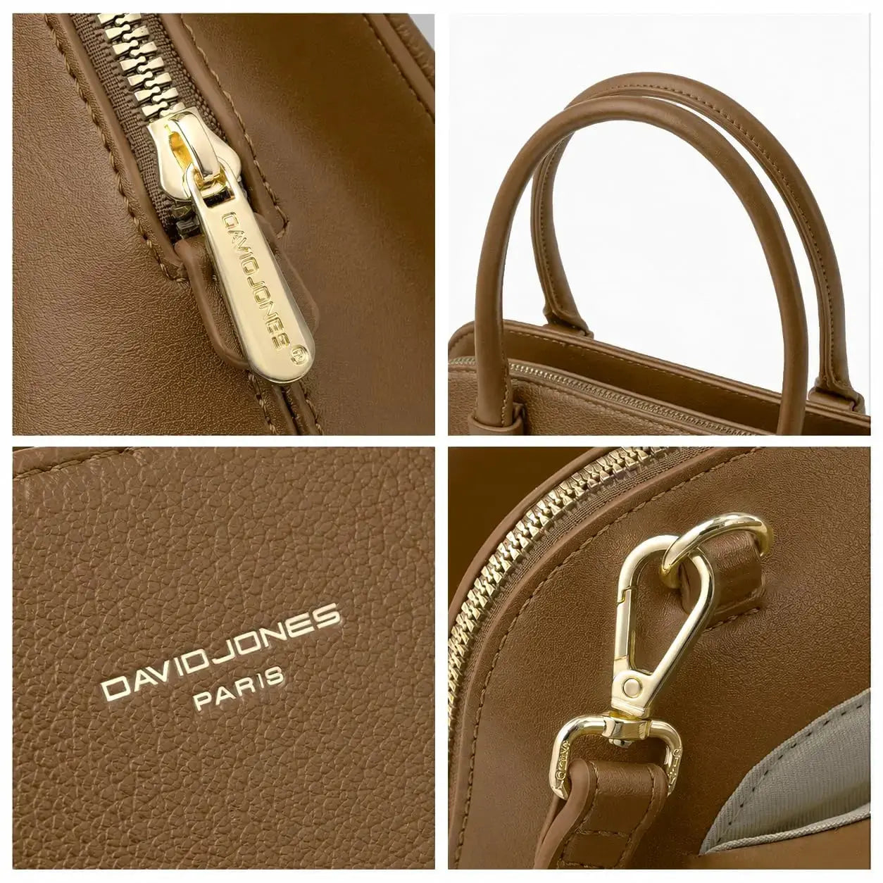 Sac à Main cabas à 3 compartiments de taille moyenne David Jones