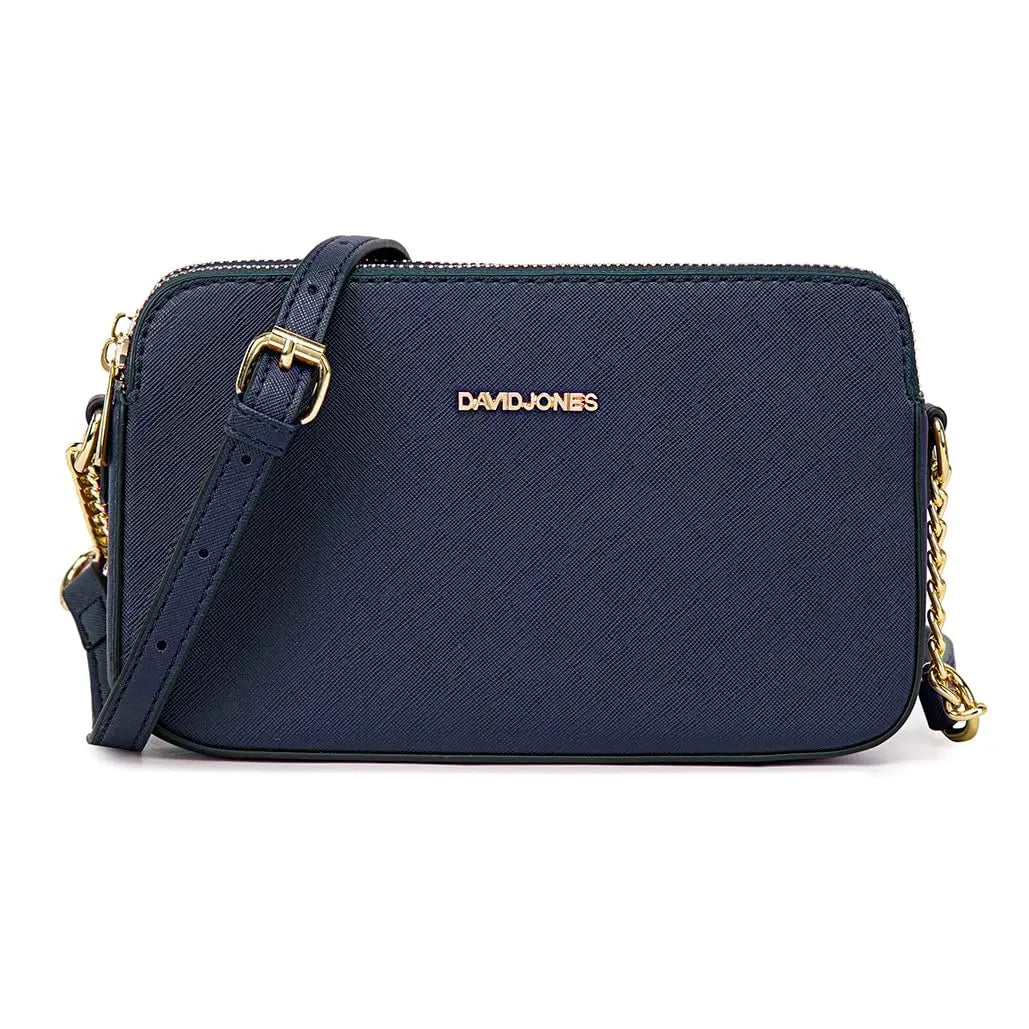 Petit sac bandoulière rectangulaire David Jones