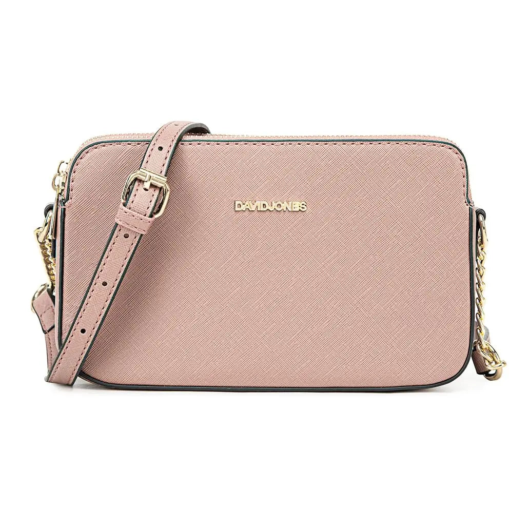 Petit sac bandoulière rectangulaire David Jones