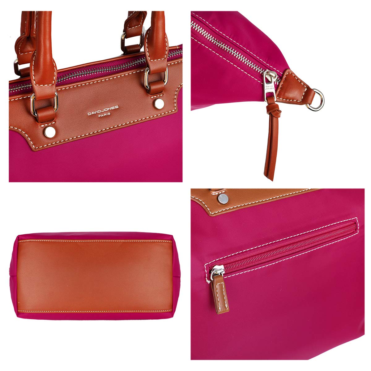 Sac à main cabas nylon David Jones