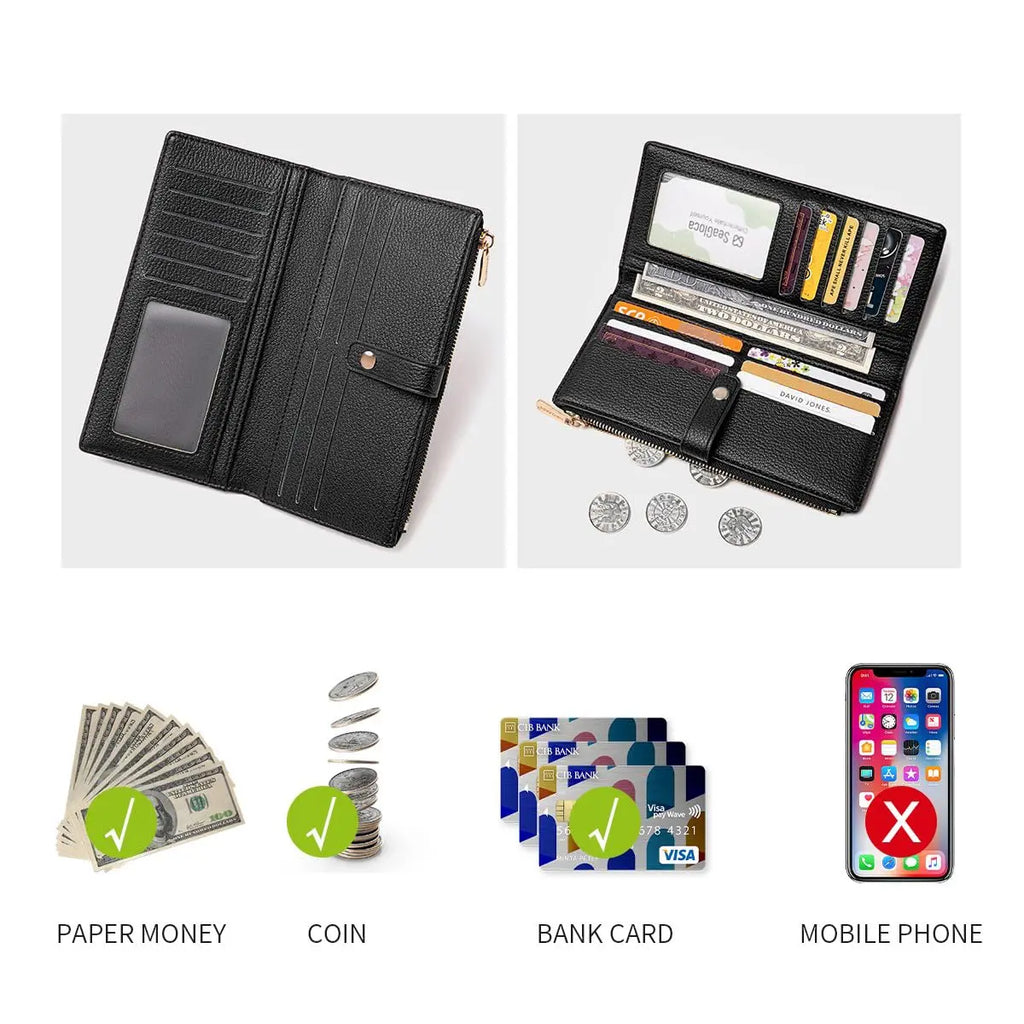 Portefeuille compagnon long David Jones