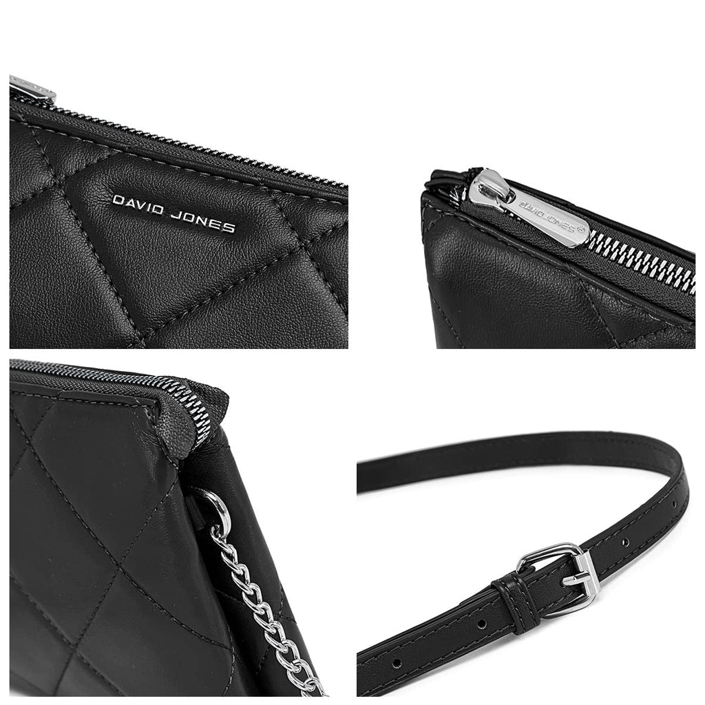 Petite pochette bandoulière matelassé David Jones