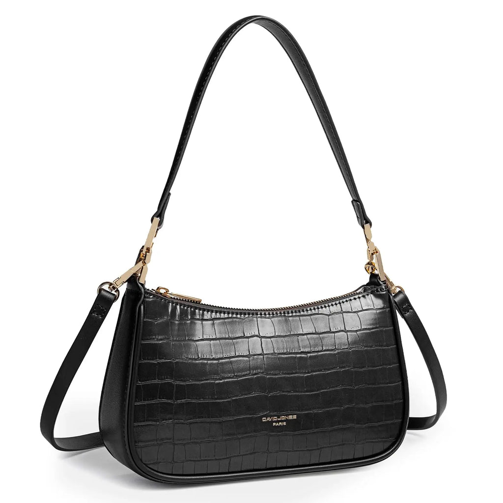 Petit sac bandoulière crocodile David Jones