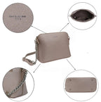 Petit sac bandoulière chaîne semi-rigide David Jones
