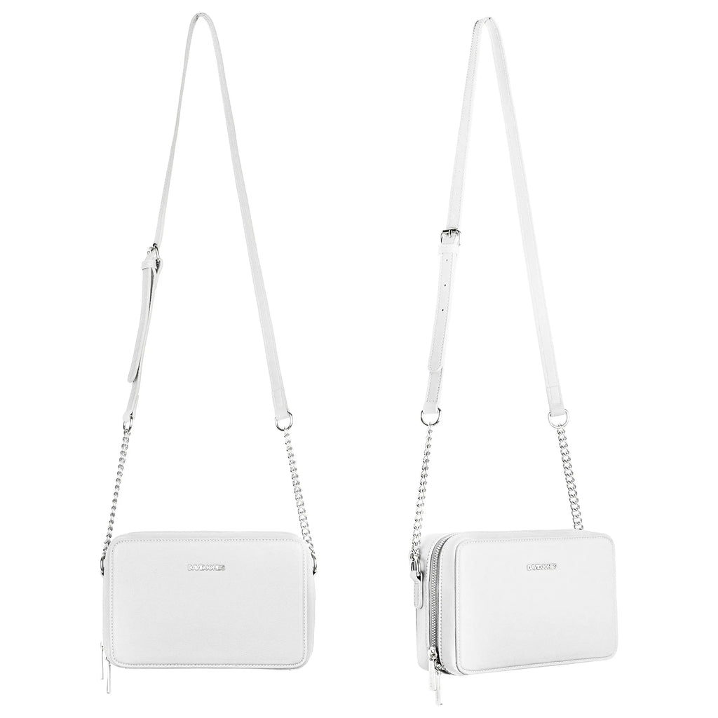 Petit sac bandoulière rectangulaire David Jones