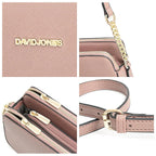 Petit sac bandoulière rectangulaire David Jones
