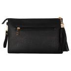 Sac bandoulière souple pailletté tricolore pompon CRAZYCHIC