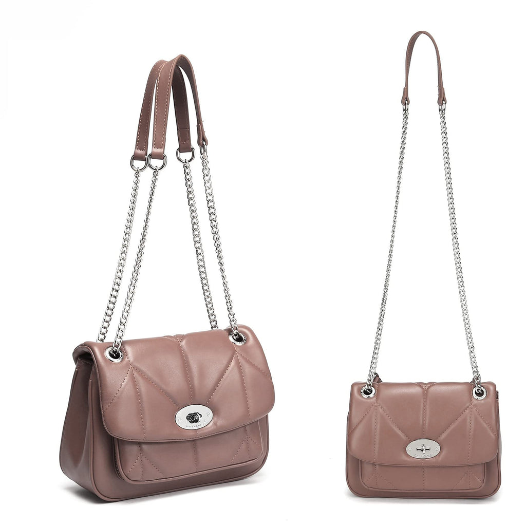 Sac bandoulière matelassé David Jones