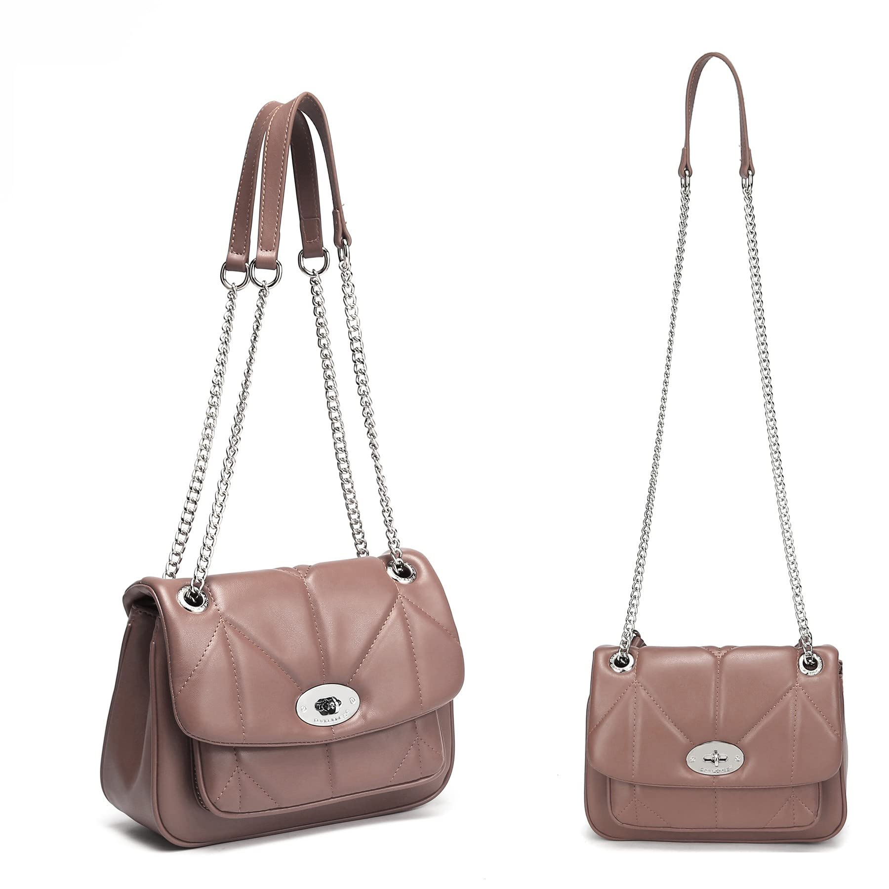 Sac bandoulière matelassé David Jones