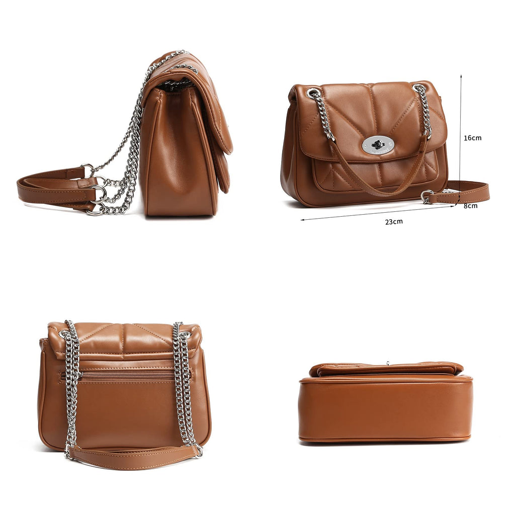 Sac bandoulière matelassé David Jones