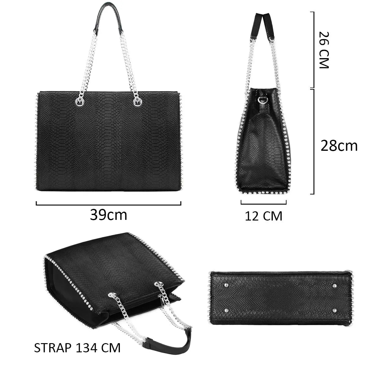 Sac à main à billes porté épaule chaînes CRAZYCHIC