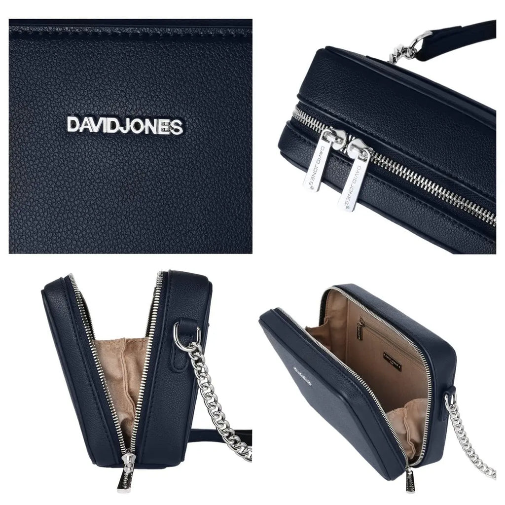 Petit sac bandoulière rectangulaire David Jones
