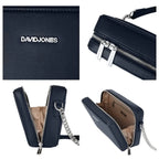 Petit sac bandoulière rectangulaire David Jones