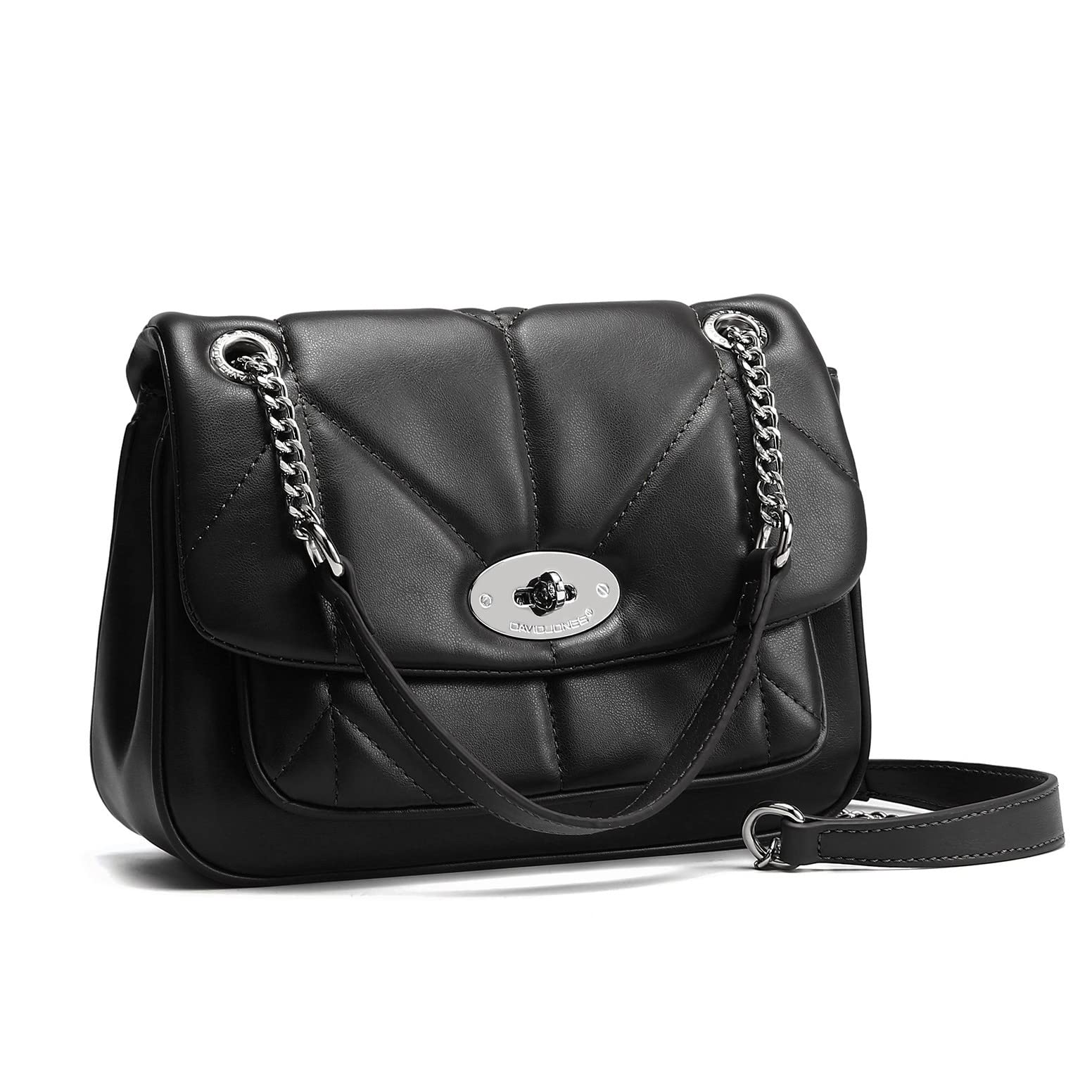 Sac bandoulière matelassé David Jones