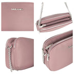Sac bandoulière multipoche à 3 compartiments David Jones