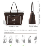 Grand sac à main shopping daim David Jones