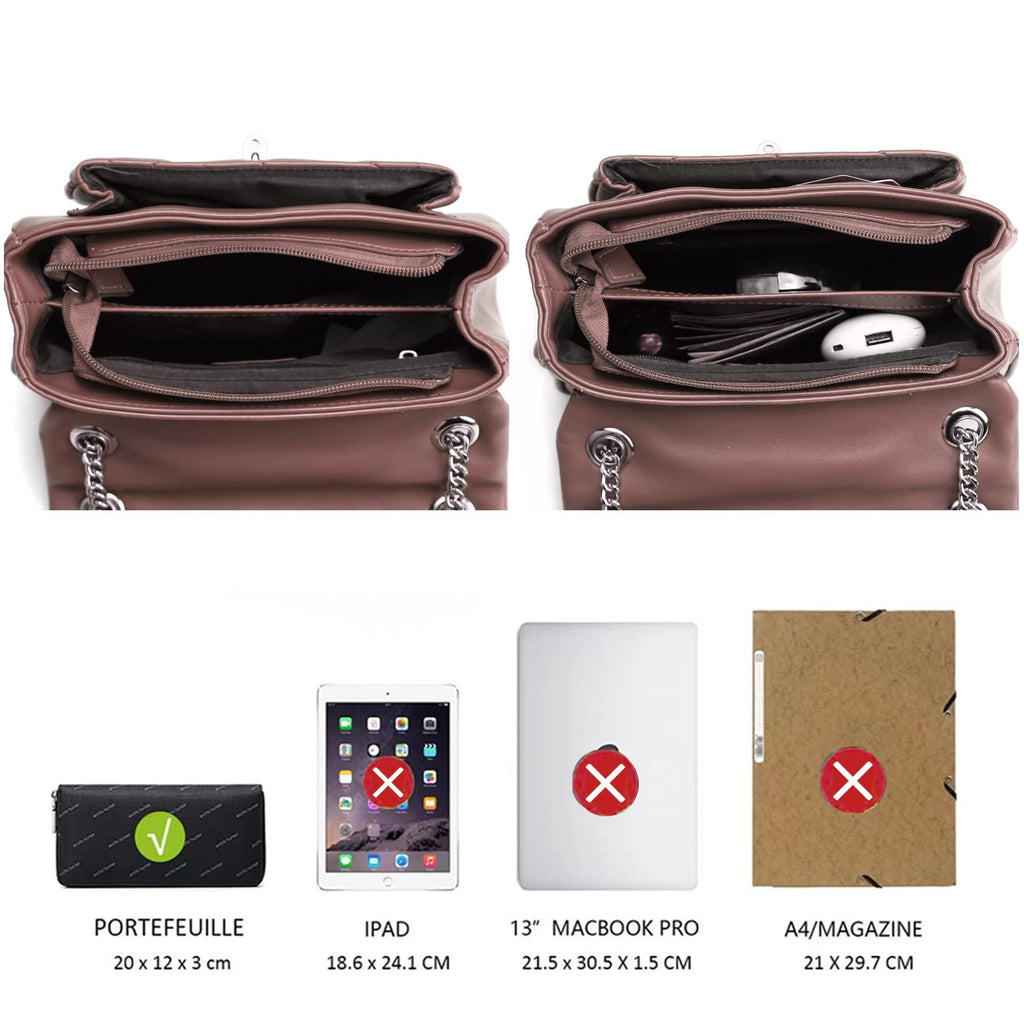 Sac bandoulière matelassé David Jones