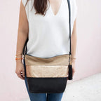 Sac bandoulière pailletté tricolore CRAZYCHIC
