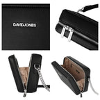 Petit sac bandoulière rectangulaire David Jones