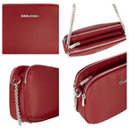 Sac bandoulière multipoche à 3 compartiments David Jones