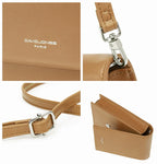 Sac bandoulière à rabat rectangulaire David Jones