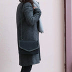 Petit sac bandoulière chaîne matelassé crocodile CRAZYCHIC