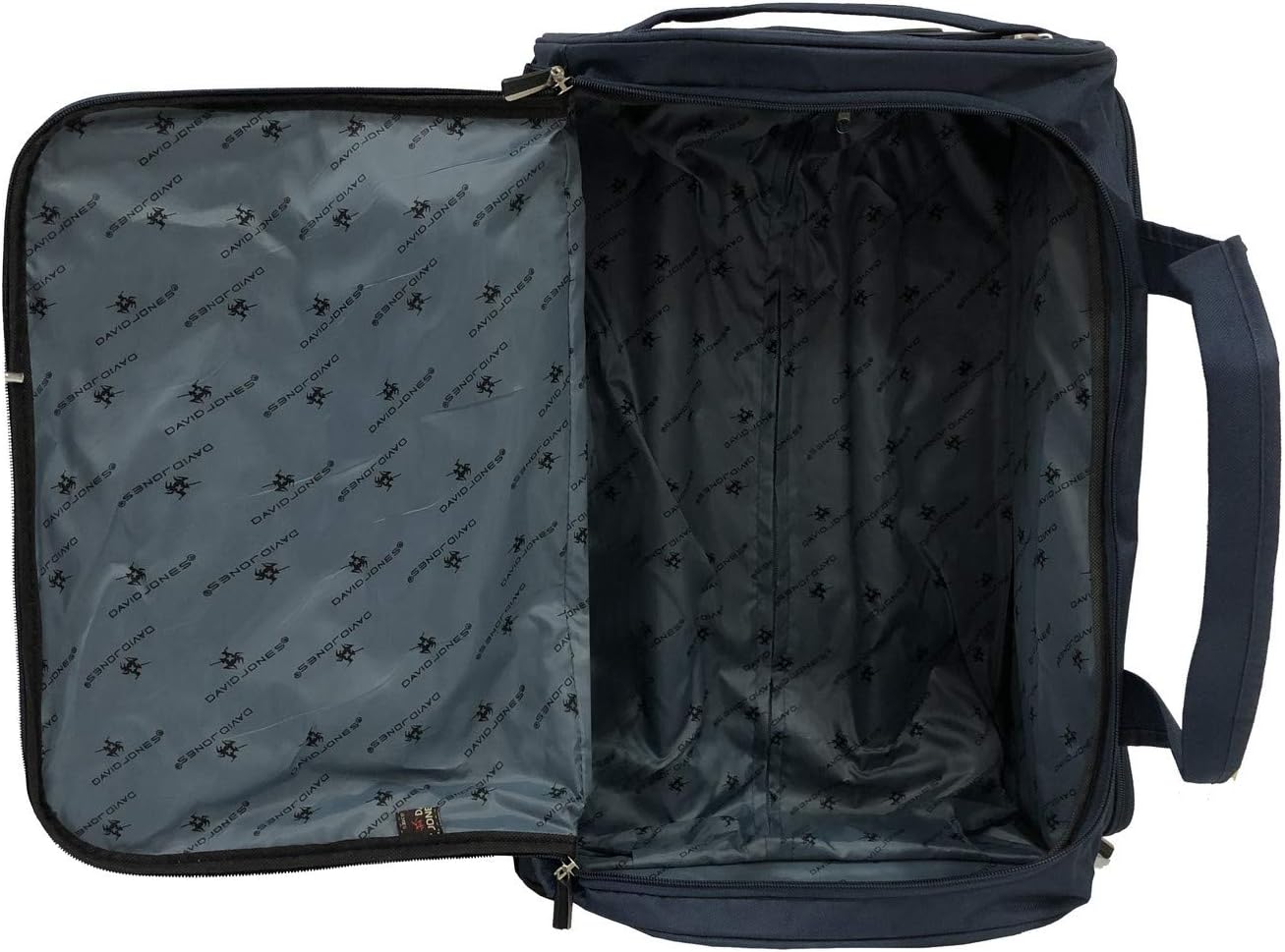 Sac Voyage à Roulettes - Trolley Cabine Souple Bagage à Main David Jones