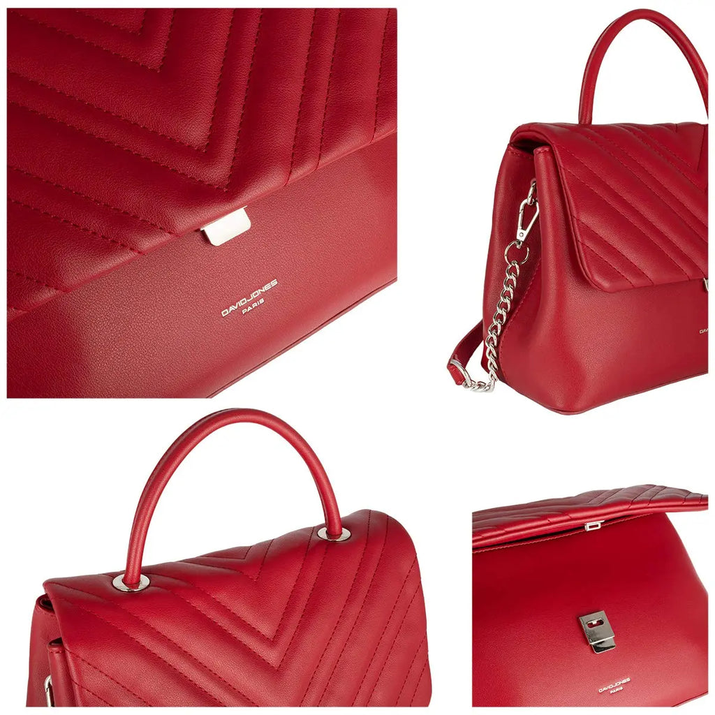 Sac à main bandoulière matelassé David Jones