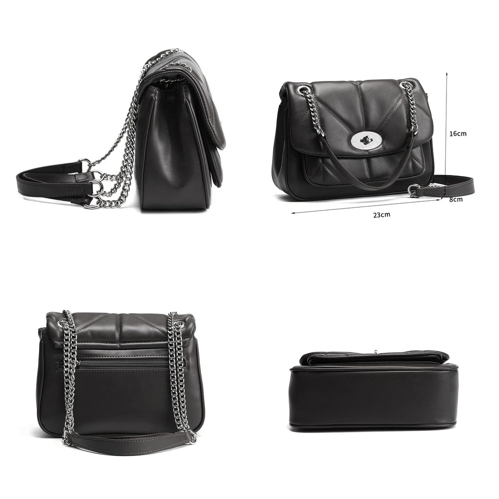 Sac bandoulière matelassé David Jones