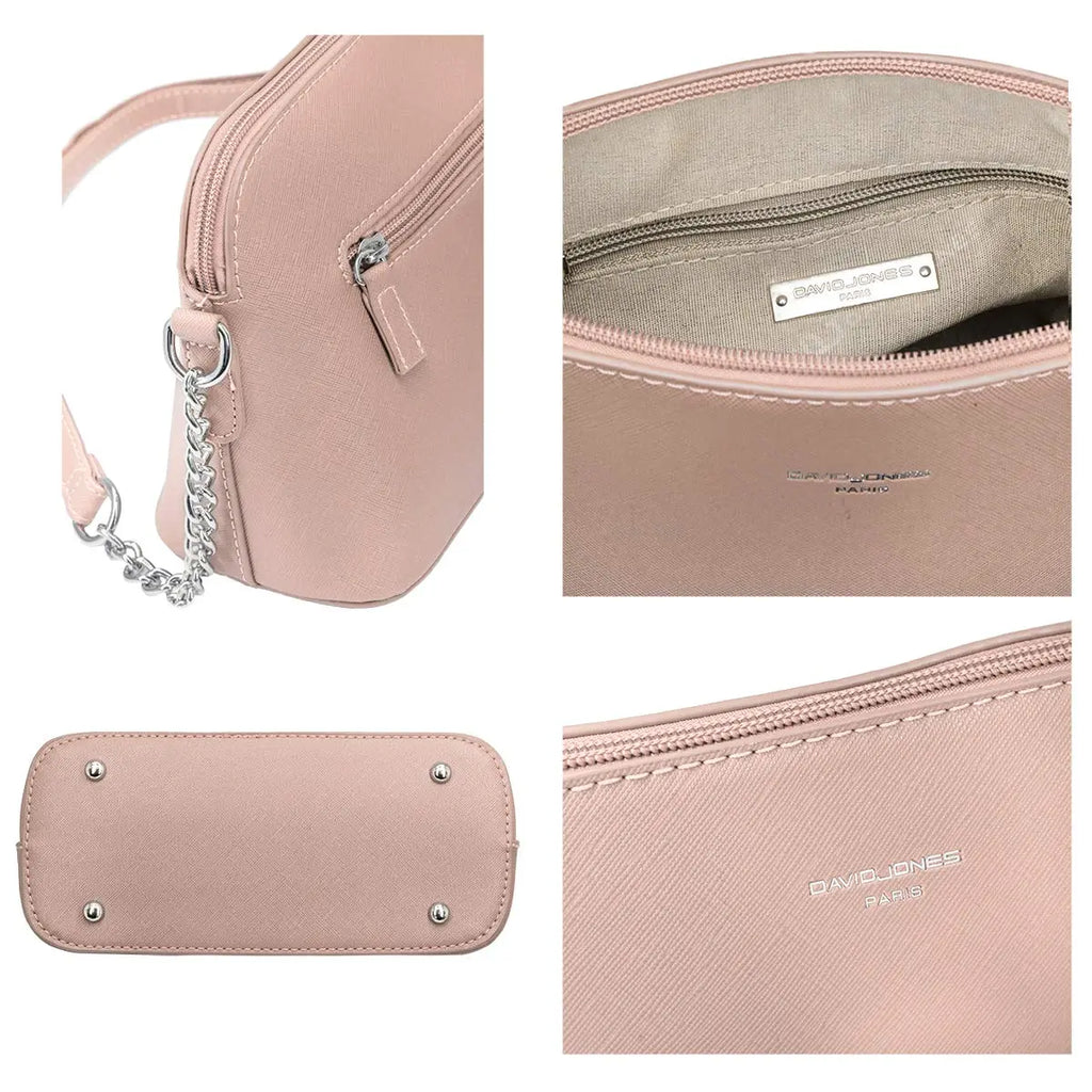 Petit sac bandoulière chaîne semi-rigide David Jones