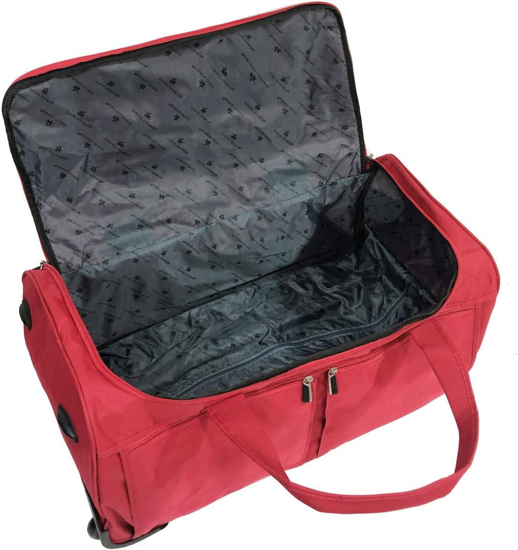 Sac Voyage à Roulettes - Trolley Souple Bagage à Main David Jones