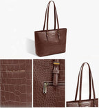 Sac à main shopping crocodile David Jones